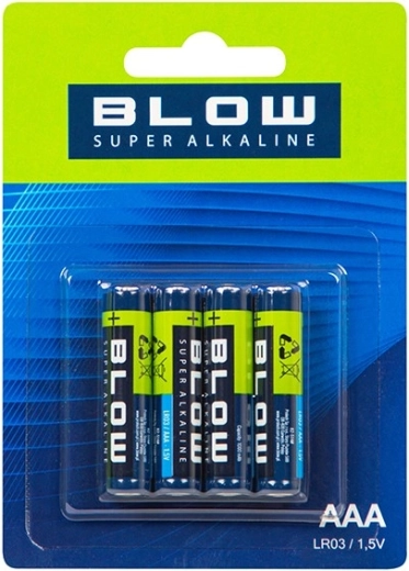 BLOW Super Alkaline AAA (LR3) batteries 4 pcs