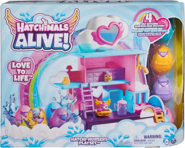 Hatchimals игрови комплект Дъгов свят излюпване във вода