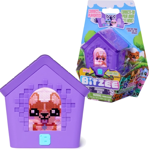 Bitzee Doghouse интерактивен дигитален любимец – виртуални кученца в къщичка