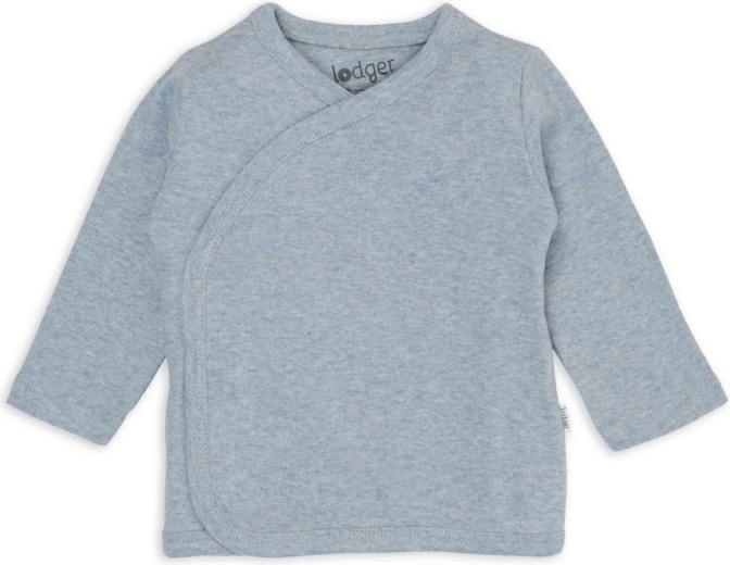 Lodger wrap cardigan melange blue fogg, size 50