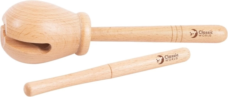 Дървен ритмичен woodblock CLASSIC WORLD EDU