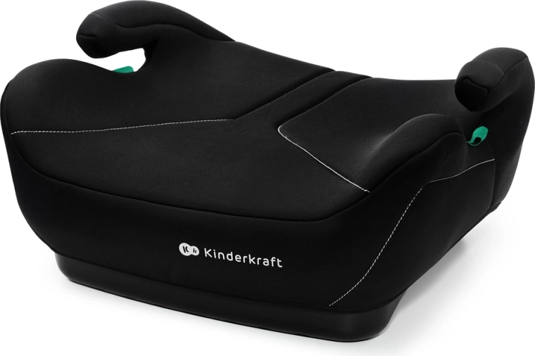 Детска автомобилна седалка тип бустер Kinderkraft I-Boost 2 i-Size 125–150 см Black
