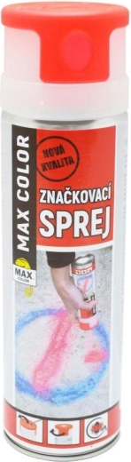 MAX COLOR Marking Spray 500 ml – fluorescent red