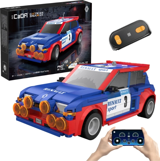Конструктор CaDA RC автомобил RENAULT 5 Maxi Turbo 1:20 (282 елемента)