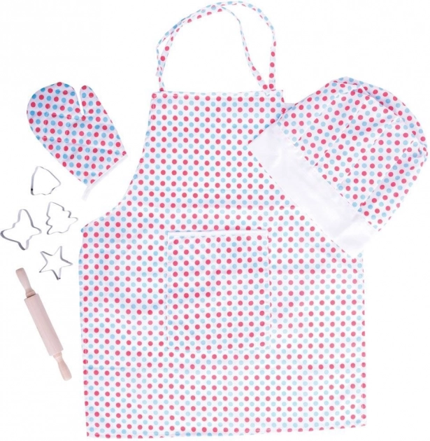 Bigjigs Toys детски готварски комплект с точки