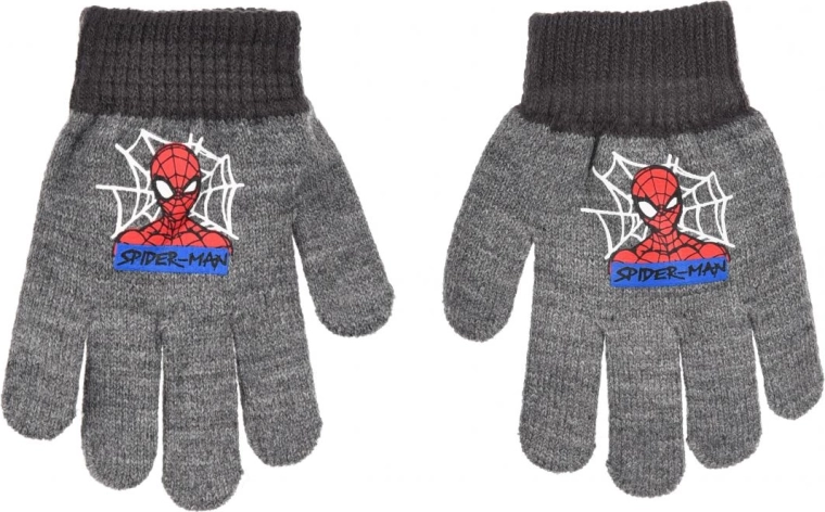 Children's winter gloves Spiderman - 1 piece