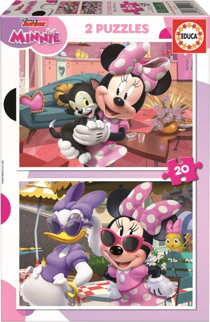 Educa Puzzle Minnie 2x20 Pieces