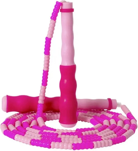 Merco children's beaded jump rope pink 2.8 m - 1 piece