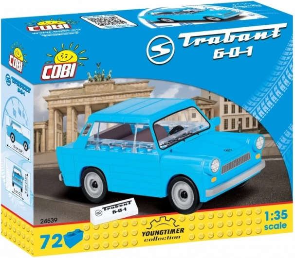 Комплект за сглобяване на автомобил Trabant 601 1:35 от COBI (72 части)