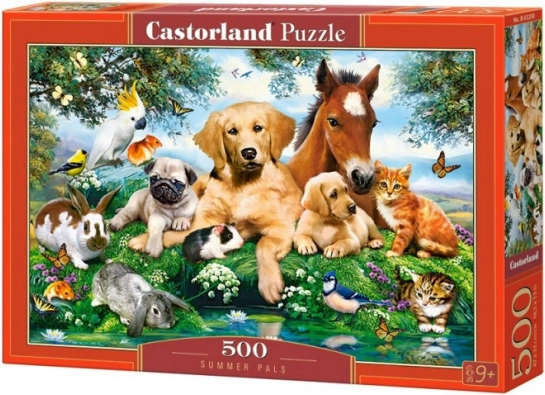 Пъзел 500 части Summer Pals CASTORLAND