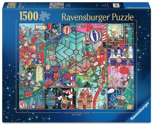 Ravensburger puzzle Christmas Elves' Workshop 1500 pieces