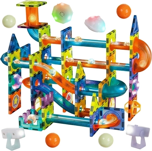Magnetic construction set Iso Trade – marble run 110 pieces