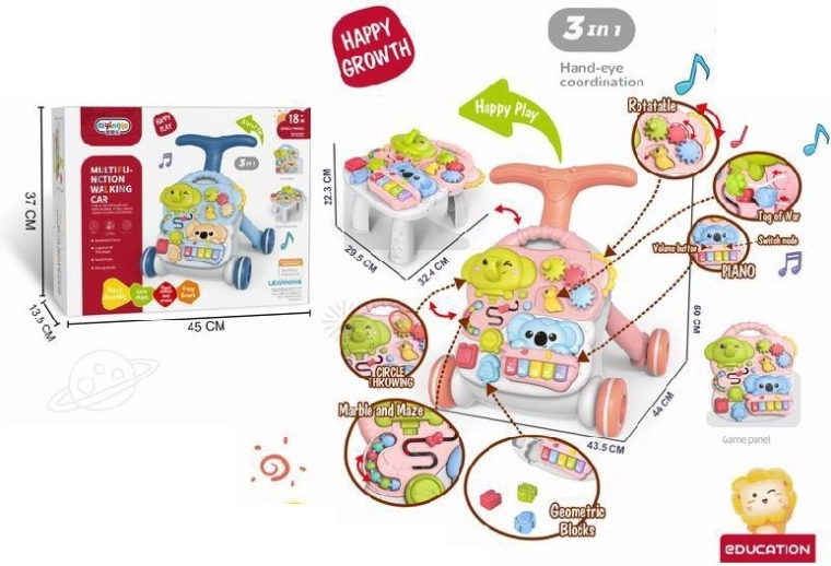 Проходилка буталка и образователна масичка 3 в 1