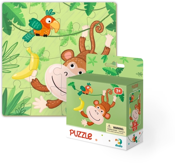 DODO puzzle Monkey 16 pieces