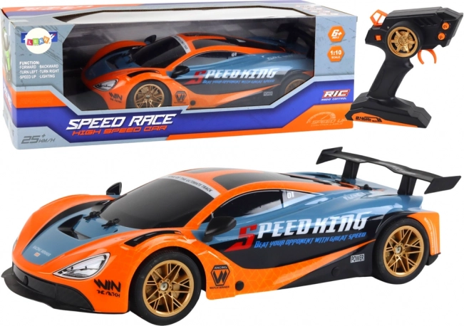 Голяма RC спортна кола 1:10 оранжева