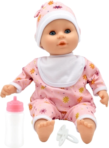 Doll Dolls World Little Treasure pink 38 cm