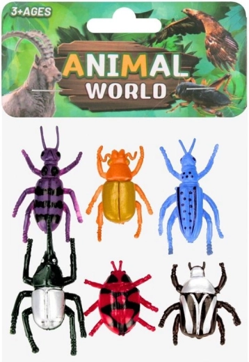 Фигурки на насекоми Animal world (6 бр.)