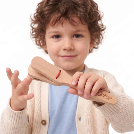 Classic World Children's Wooden Castanets