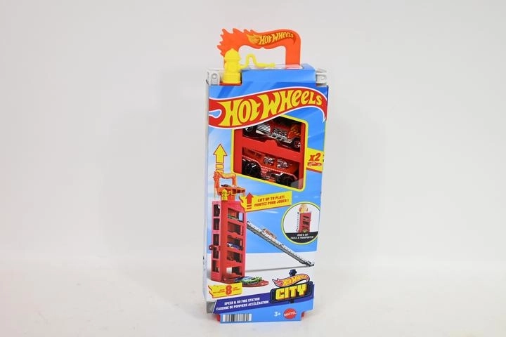 Hot Wheels City Racing Fire Station