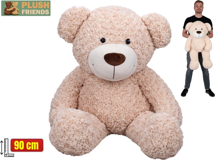 Plush Friends плюшено мече бежово 90 см