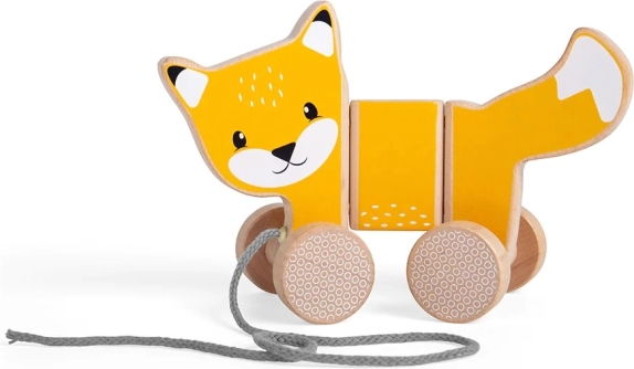 Дърпана лисичка от FSC дърво BIGJIGS TOYS