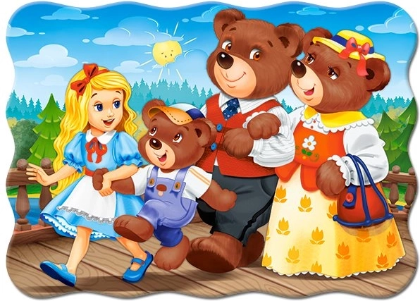 Puzzle 30 Pieces Goldilocks and the Three Bears