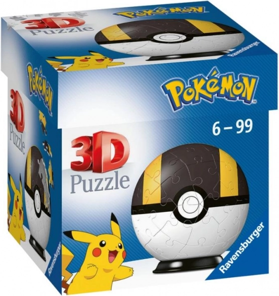 Ravensburger 3D пъзел POKÉMON Ultra Ball – 54 части