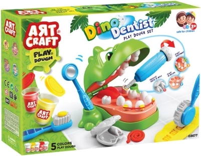 Art Craft комплект за моделиране Дино зъболекар 280 г