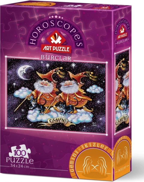 ART PUZZLE Gemini – Zodiac Sign, 100 Pieces