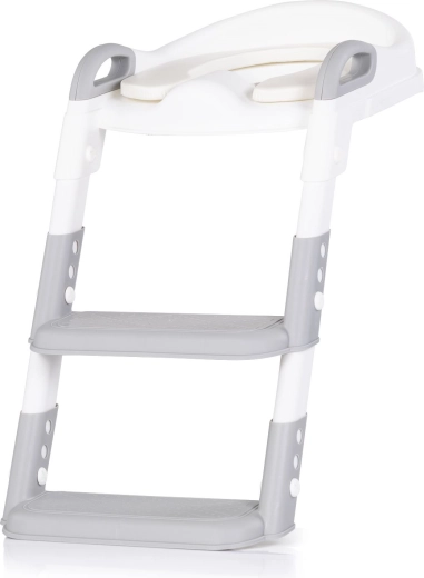 Детско тоалетно седалка с стълба Chipolino Kiddy Grey