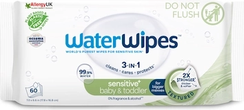 WaterWipes Baby & Toddler 3-in-1 Wet Wipes 60 pcs