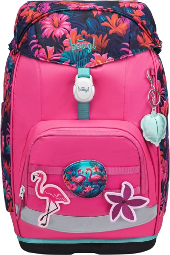 School Backpack BAAGL Airy Plus Flamingos GRS