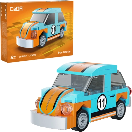 CaDA building set car Iron Beetle 70 pieces