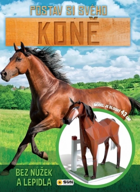 Build Your Own Horse – creative 3D model without scissors or glue