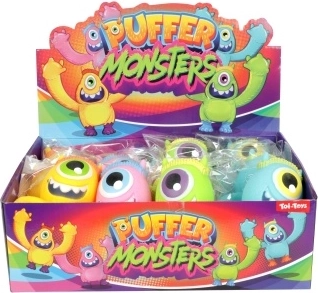 Rubber anti-stress monster 11 cm – squishy toy, mixed colors