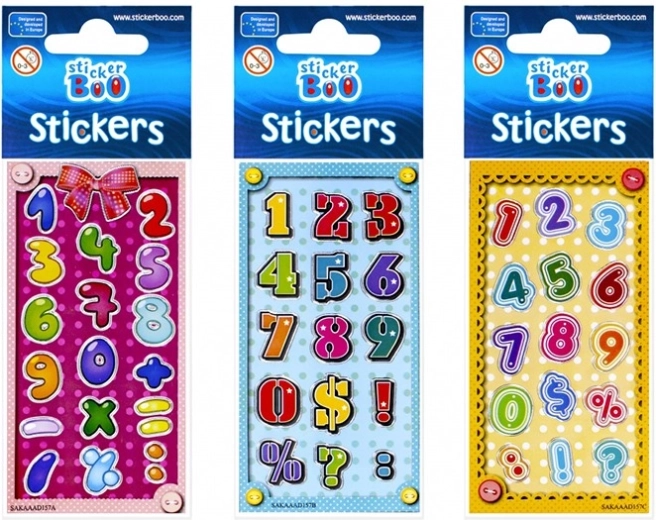 Stickers with silver edging StickerBoo - 1 piece