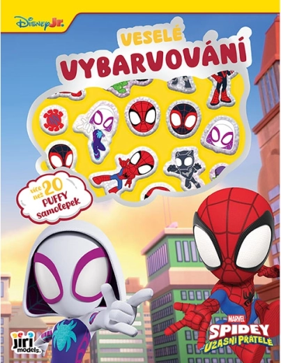 Happy Coloring with Super Stickers: Spidey