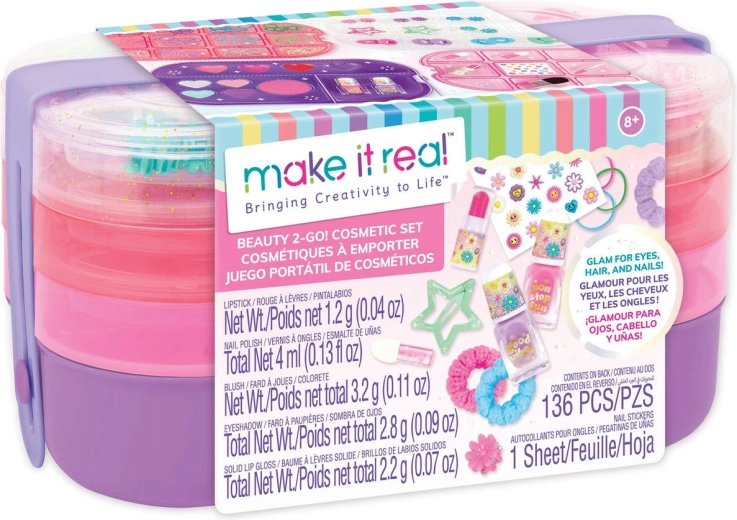 Make It Real Beauty 2-Go! детски козметичен комплект за пътуване
