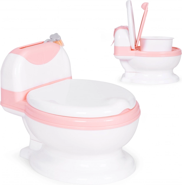 Детско гърне тип WC с подвижна вложка и капак ECOTOYS