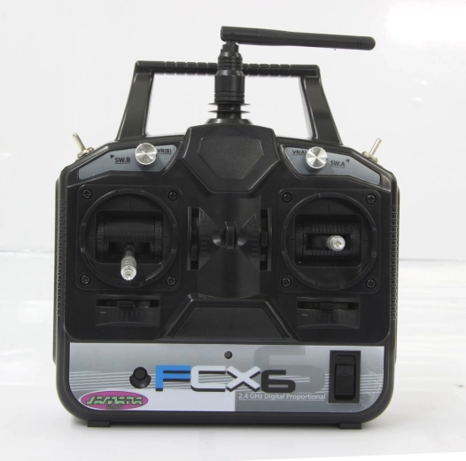 Предавател Jamara FCX6 2,4 GHz, газ вляво (B-stock) в пликче – 1 брой