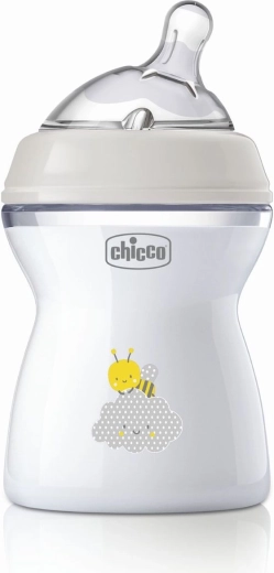 Chicco Natural Feeling anti-colic baby bottle 250 ml, neutral, 2m+