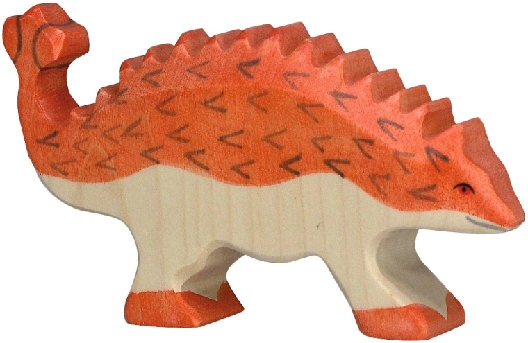 Фигурка динозавър анкилозавър Holztiger – 1 брой