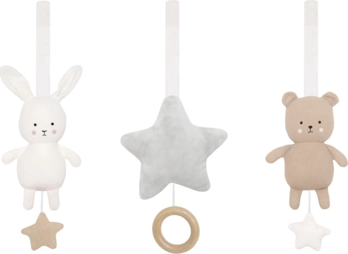 Jabadabado текстилни играчки за гимнастика teddy & bunny
