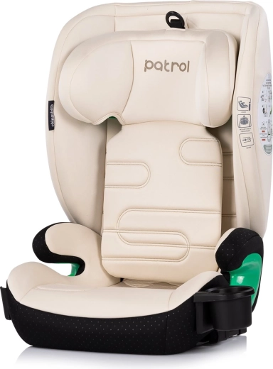 Chipolino Patrol i-Size car seat 100–150 cm Isofix cashmere