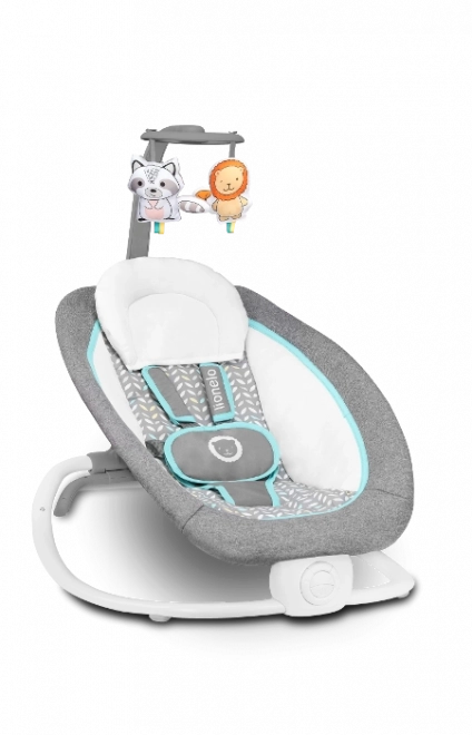Pascal Baby Bouncer by LIONELO – Gray