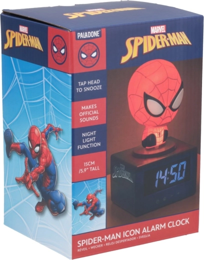 Marvel Spider-Man иконичен будилник с нощна светлина