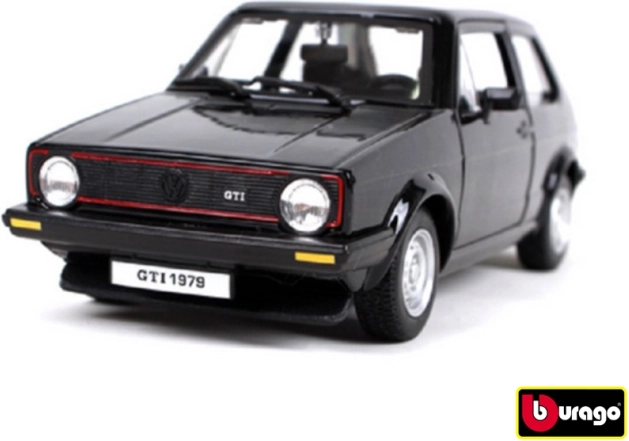 Модел автомобил Bburago Volkswagen Golf MK1 GTI 1:24 черен