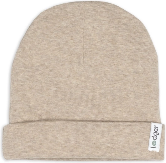 Lodger cotton hat melange beige 0–6 months