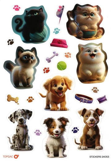 Стикери Pets Topgal