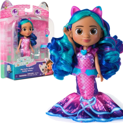 Комплект Gabby's Dollhouse Movie mer-tastic Gabby – кукла с аксесоари